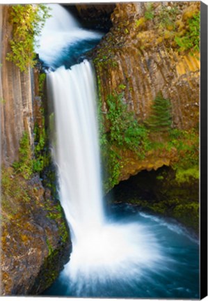Framed Toketee Falls, Umpqua National Forest, Oregon Print