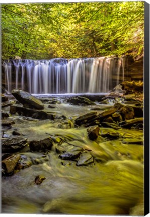 Framed Oneida Falls Cascade, Pennsylvania Print