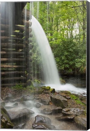 Framed Water Coursed Through Mingus Mill Print