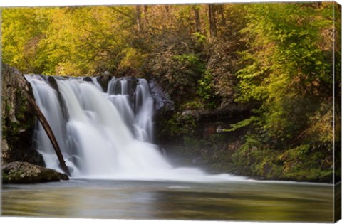 Framed Abrams Falls Landscape, Great Smoky Mountains National Park Print