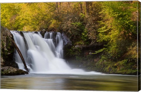 Framed Abrams Falls Landscape, Great Smoky Mountains National Park Print