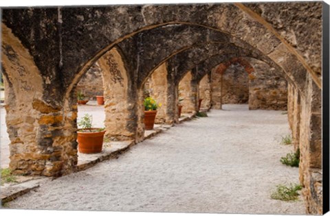 Framed Archways At Mission San Jose Print