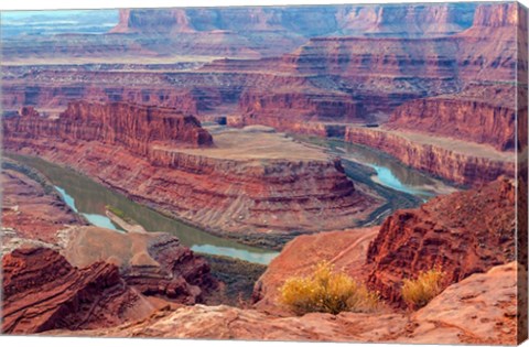 Framed Colorado River Gooseneck Formation, Utah Print