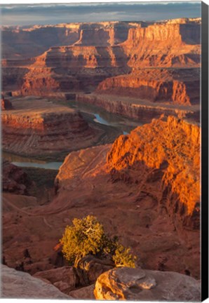 Framed Sunrise On The Colorado River, Utah Print