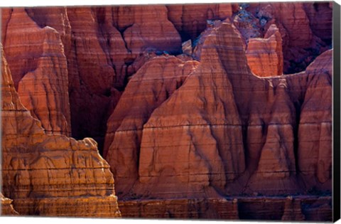 Framed Eroded Cliffs In Capitol Reef National Park, Utah Print