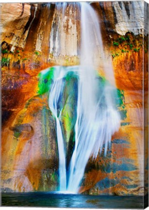 Framed Lower Calf Creek Falls, Utah Print