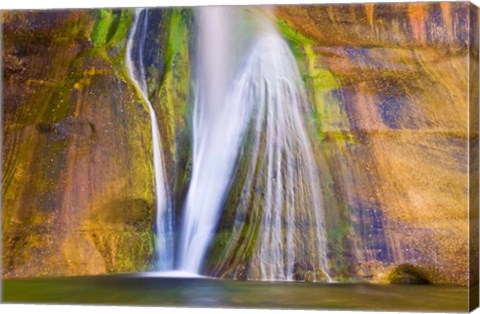 Framed Lower Calf Creek Falls Detail, Utah Print