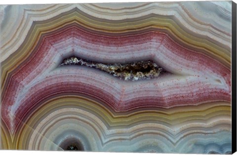 Framed Banded Agate II Print