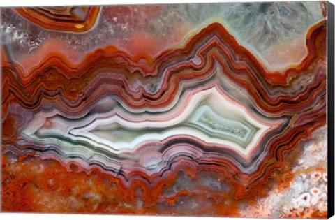 Framed Mexican Crazy Lace Agate II Print