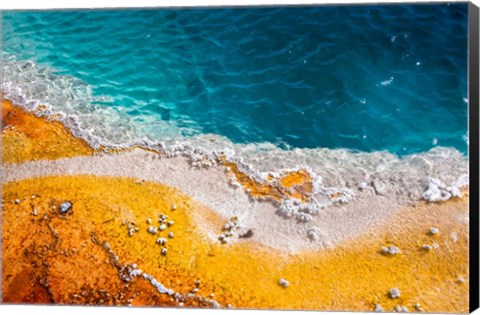 Framed Grand Prismatic Spring, Yellowstone National Park, Wyoming Print