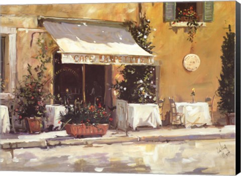 Framed Café La Petite Print