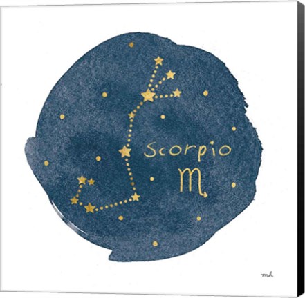 Framed Horoscope Scorpio Print