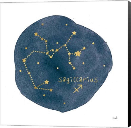 Framed Horoscope Sagittarius Print