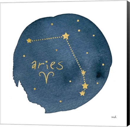 Framed Horoscope Aries Print