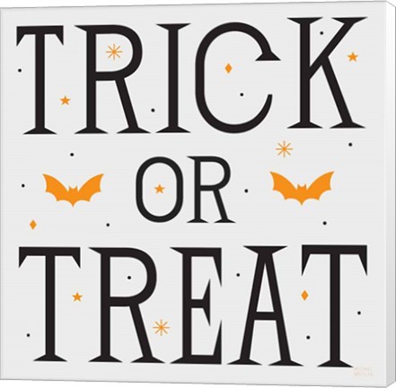 Framed Festive Fright Trick or Treat II Print