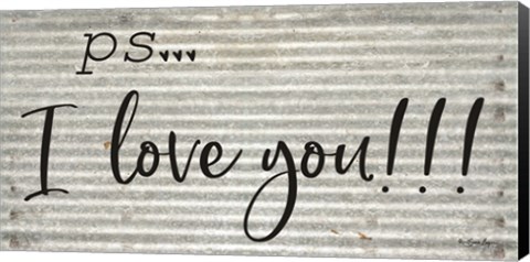 Framed PS  I Love You Print