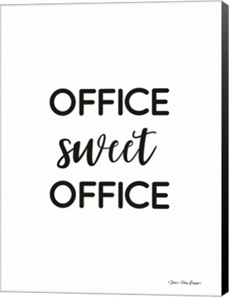 Framed Office Sweet Office Print