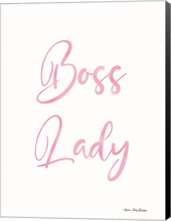 Framed Boss Lady Print