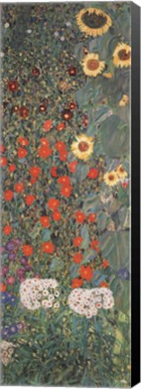 Framed Garden of Sunflowers Print