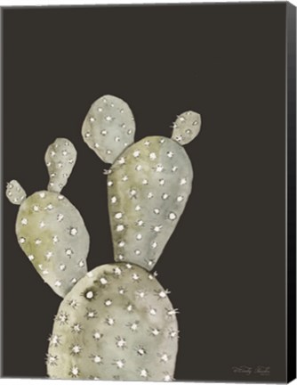 Framed Happy Cactus I Print