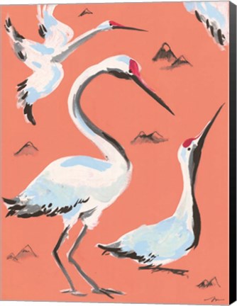 Framed Storks I Print