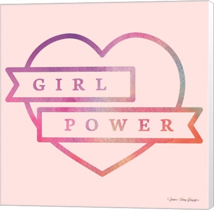 Framed Girl Power IV Print