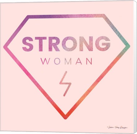 Framed Strong Woman Print