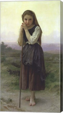 Framed Little Shepherdess, 1891 Print