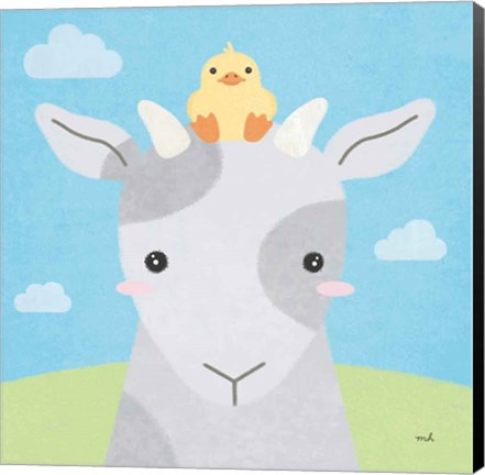 Framed Barn Buddies IV Print