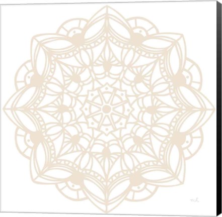 Framed Contemporary Lace Neutral IV Print