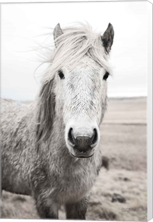 Framed Heida I BW Print