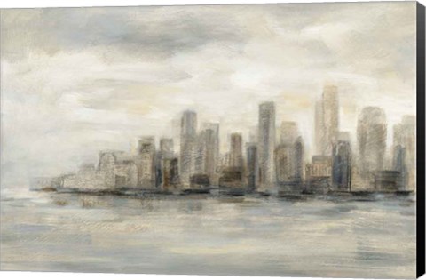 Framed Manhattan Low Clouds Print