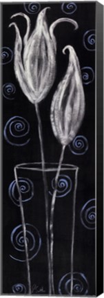 Framed Tulip Swirl Print