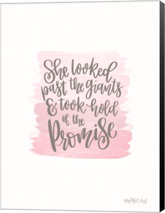 Framed Promise Print