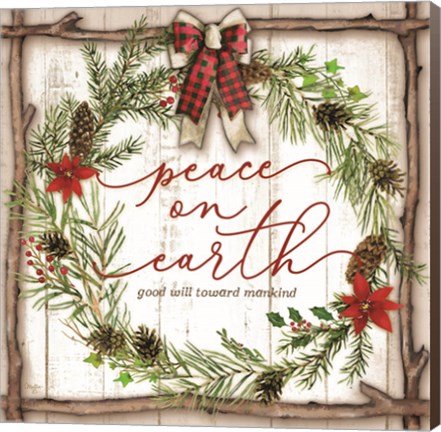 Framed Peace on Earth Print