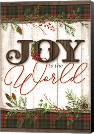 Framed Joy to the World Print