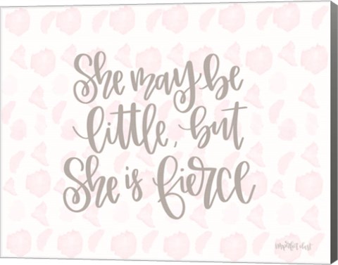 Framed She is Fierce Print