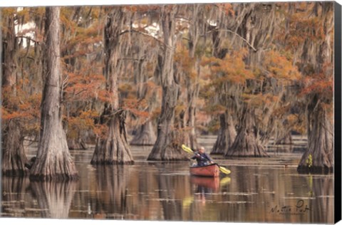 Framed Me in a Canoe Print