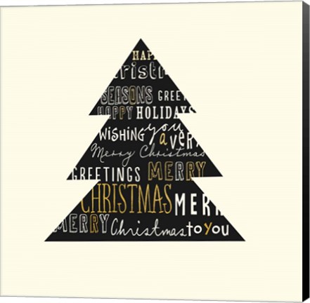 Framed Type Tree Print