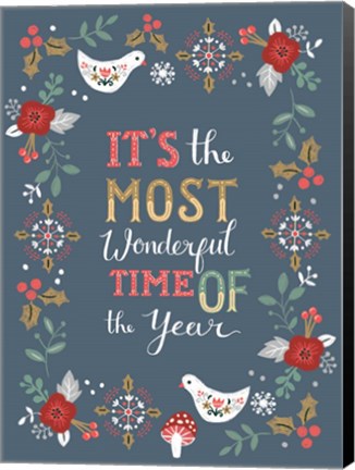 Framed It's the Most Wonderful time Print