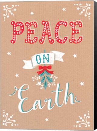 Framed Peace on Earth Print