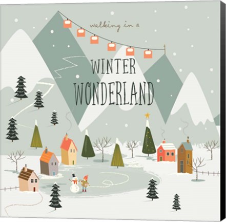 Framed Winter Wonderland Print