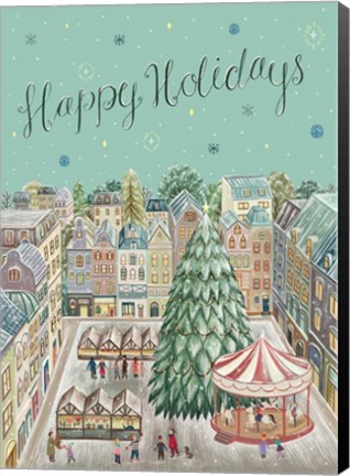 Framed Happy Holidays Print