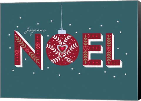 Framed Joyeaux Noel Print