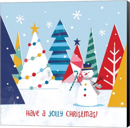 Framed Jolly Christmas Print