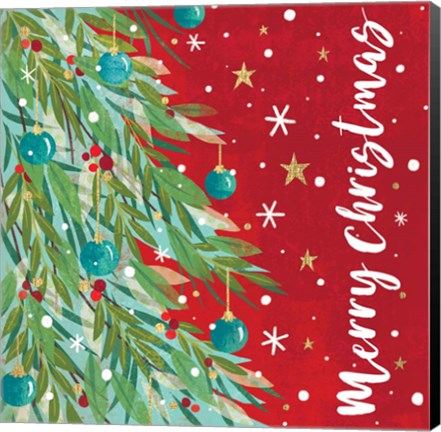 Framed Merry Christmas Print