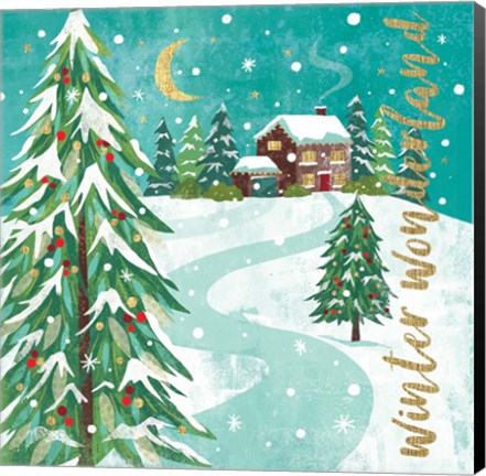 Framed Winter Wonderland Print