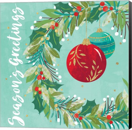 Framed Season's Greetings Print