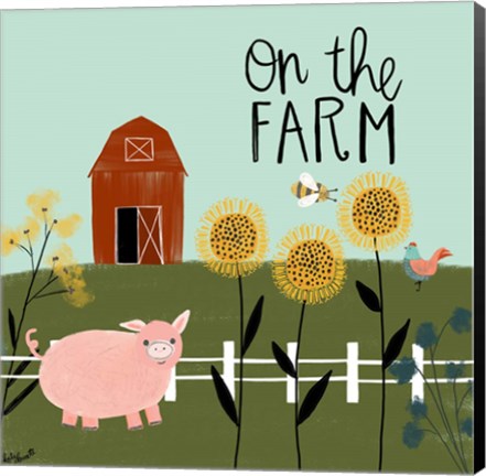 Framed On the Farm Print