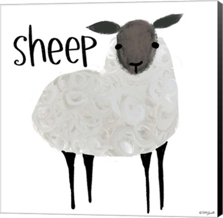 Framed Sheep Print